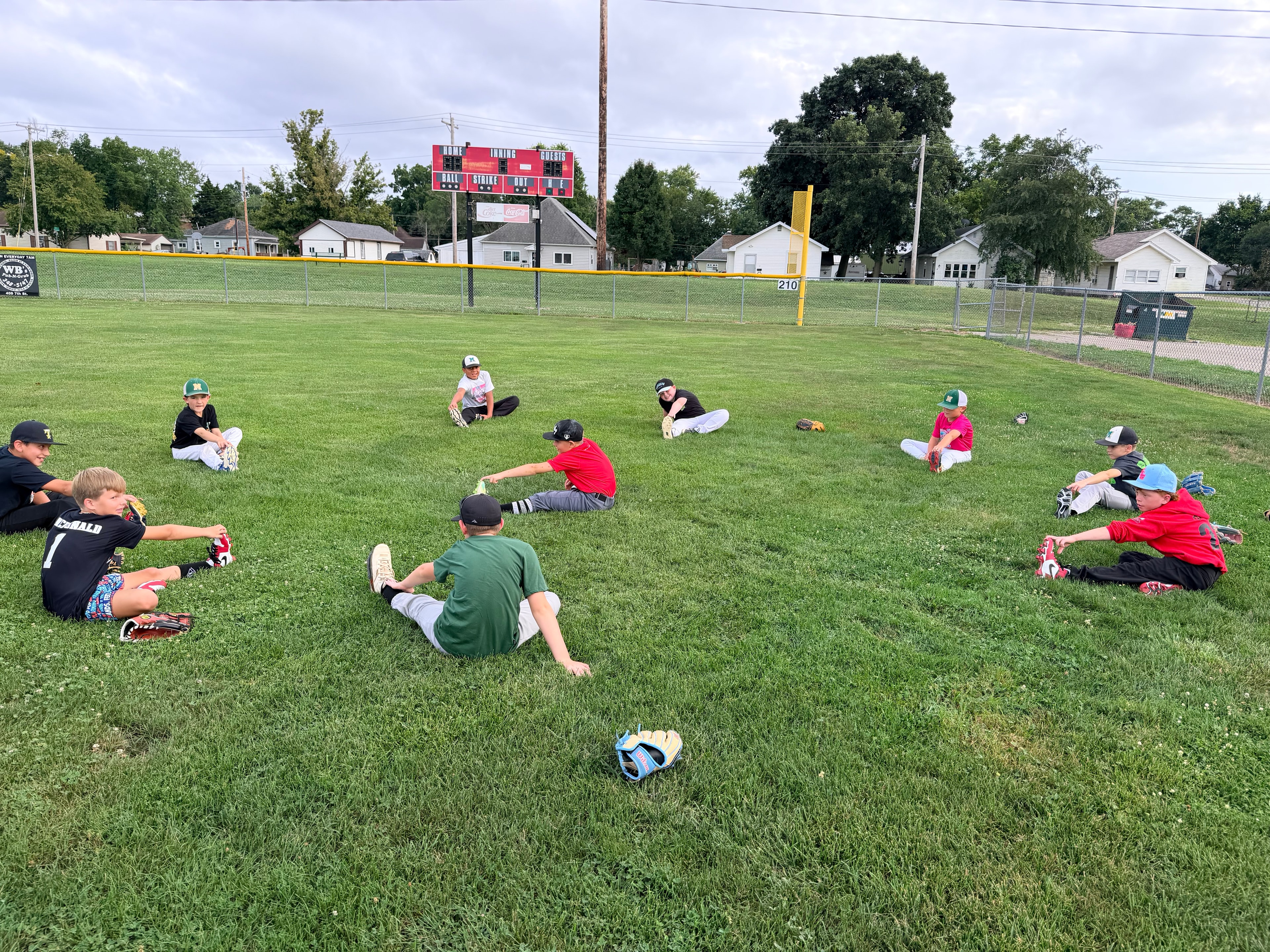 Velocity infield working ground balls
