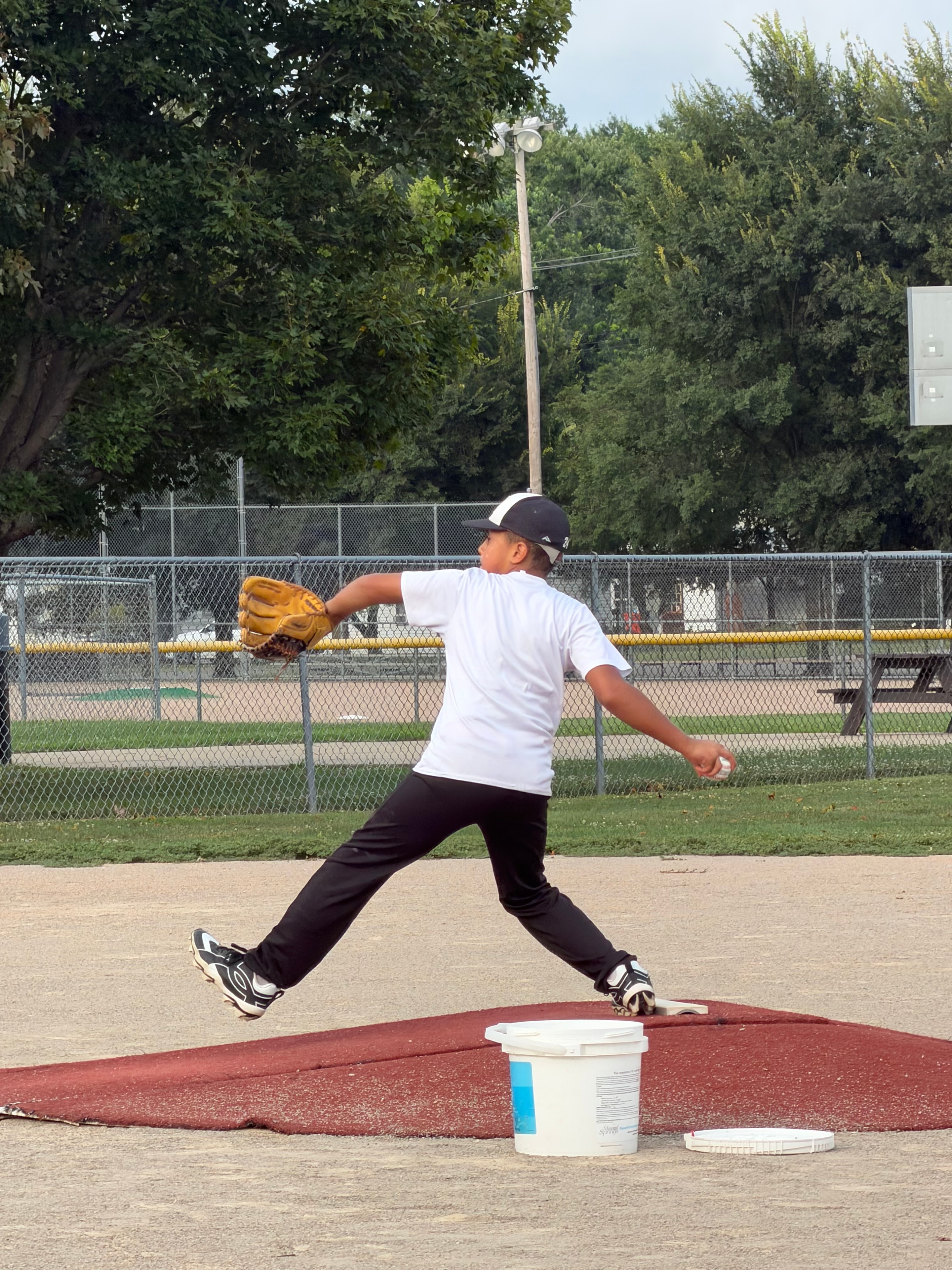 Velocity batter crushing a pitch