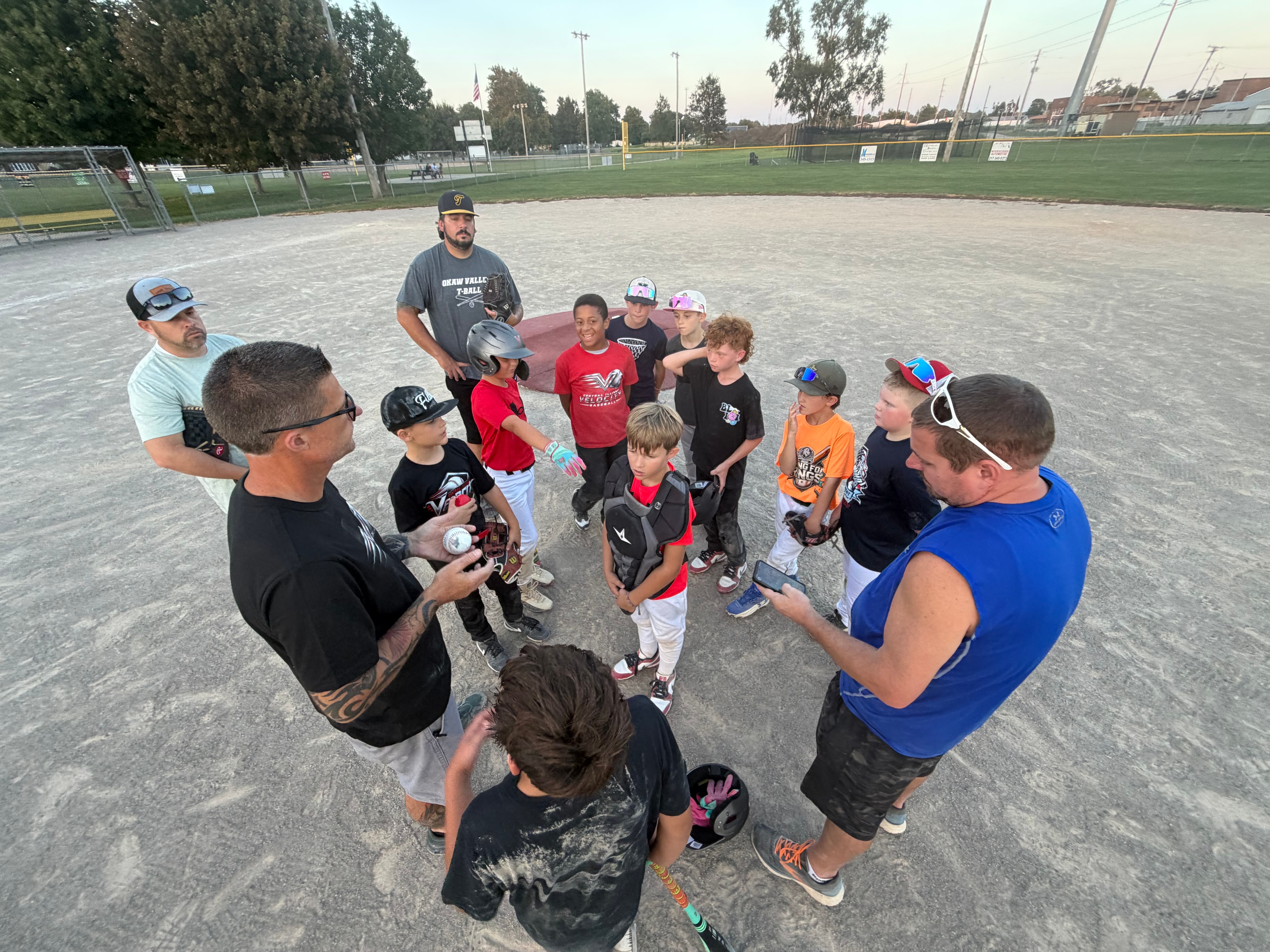 Youth baseball player ready at the plate